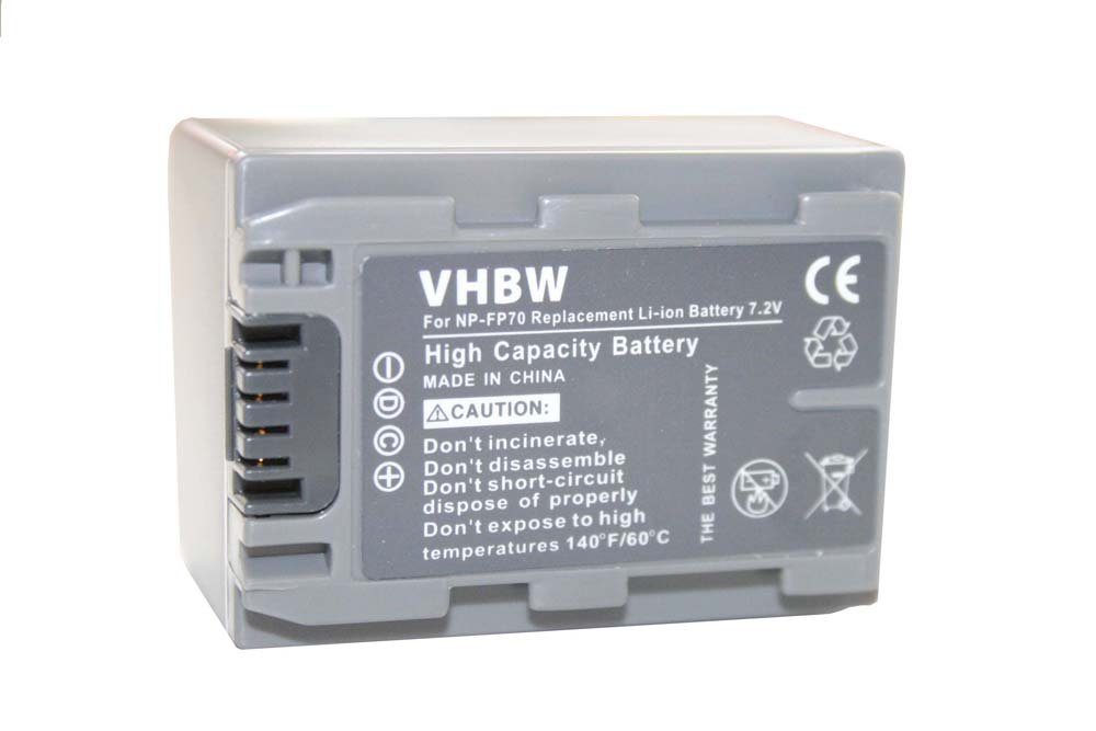 vhbw kompatibel mit Sony BC Serie BC-TRP Kamera-Akku Li-Ion 950 mAh (7,2 V)