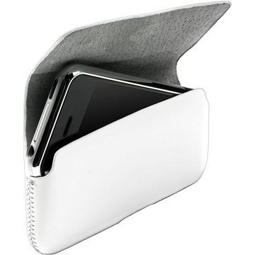 Krusell Handyhülle Handy-Tasche Hector M Cover Schutz-Hülle Weiß, Gürtel-Tasche Quertasche Etui mit Gürtelschlaufe