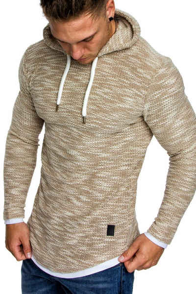 Amaci&Sons Kapuzenpullover »LEXINGTON« Herren 2in1 Oversize Hoodie Pullover Sweatshirt
