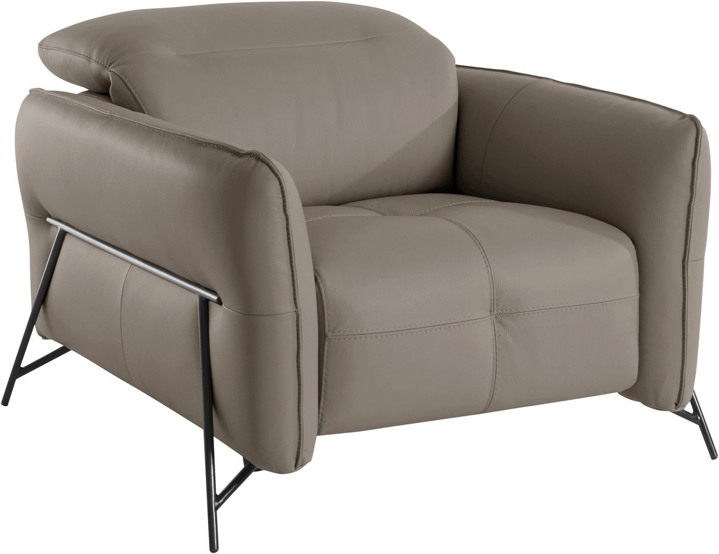Domicil Sessel »CINNAMON«, inklusive verstellbarer Kopfstützen, wahlweise mit oder ohne Relaxfunktion-HomeTrends