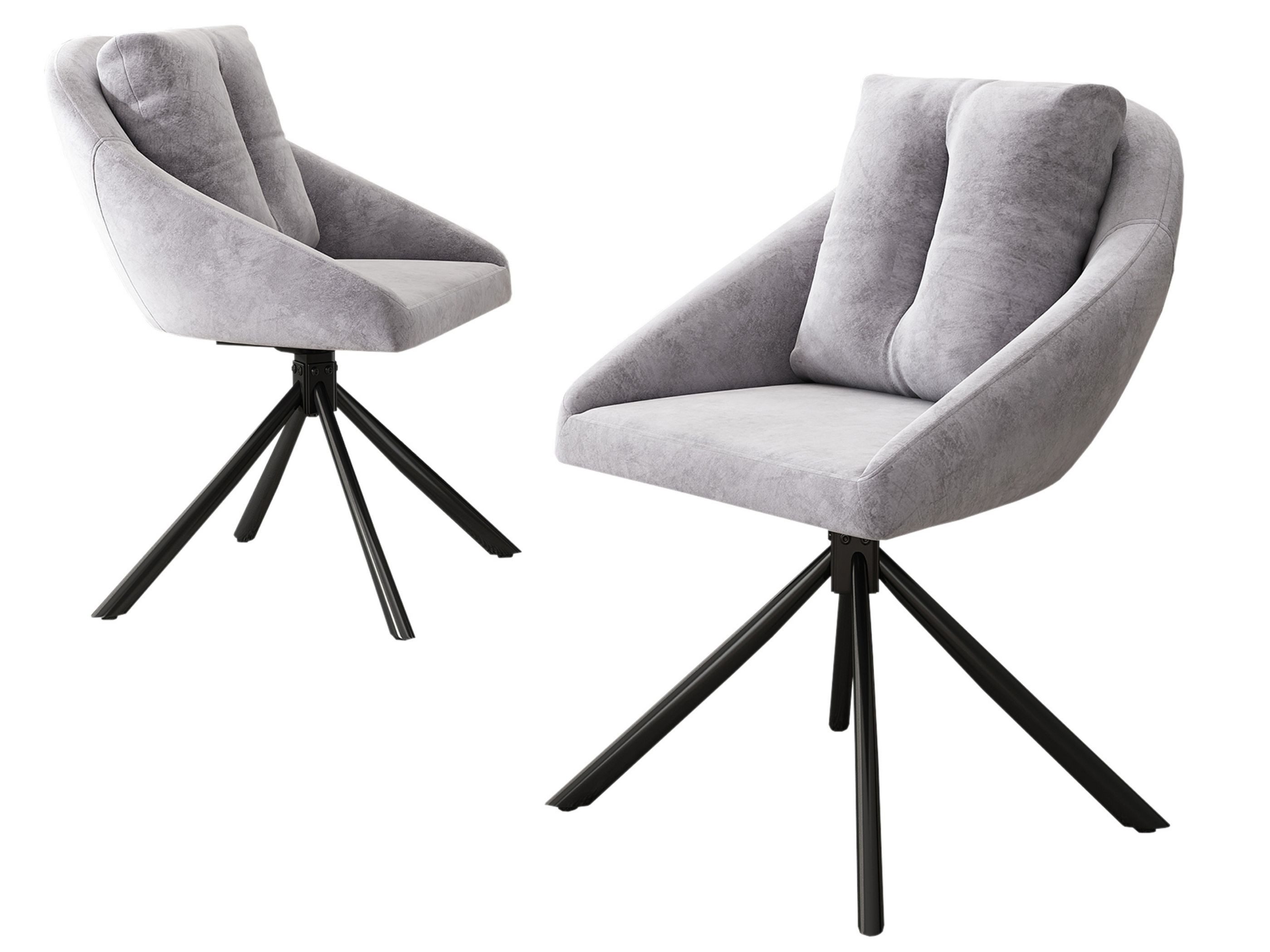 SeedWave Esszimmersessel Samt-Drehstühle 2er Set, mit günstig online kaufen