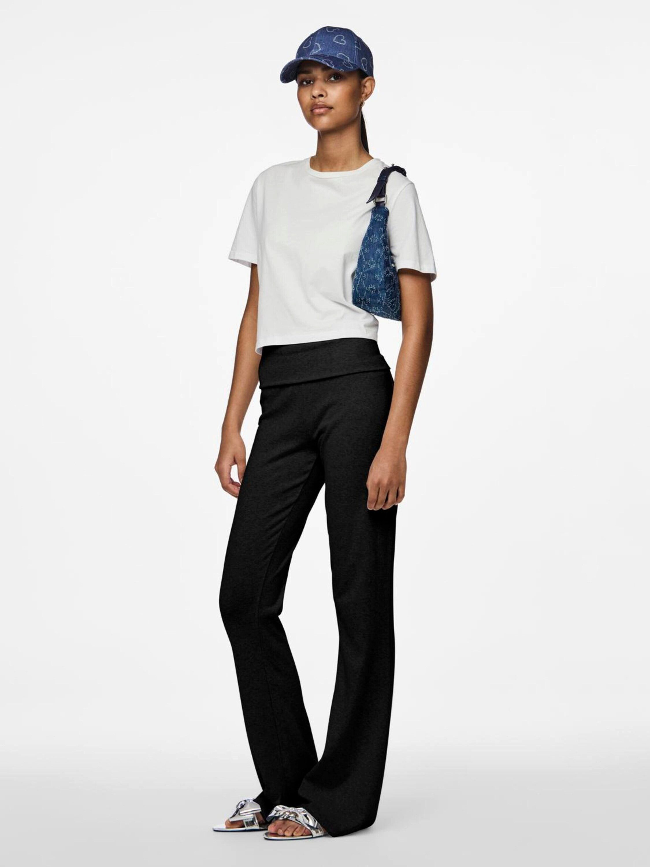 pieces Jerseyhose PCGEORGINA (1-tlg) Plain/ohne Details günstig online kaufen