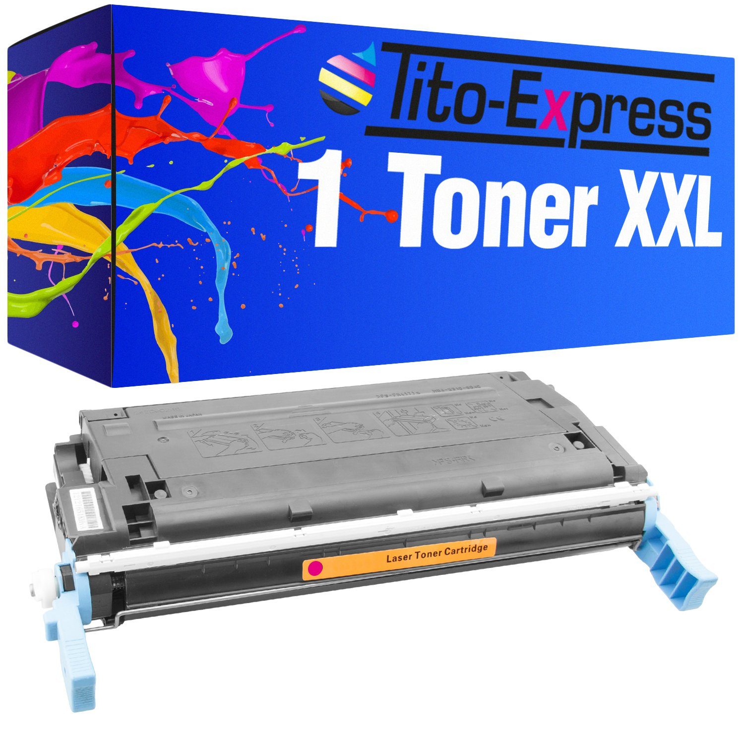 Tito-Express Tonerpatrone ersetzt HP C 9733 A C9733A Magenta, für Color LaserJet 5500 Series 5550 DN 5550 DTN 5550 HDN 5550 N