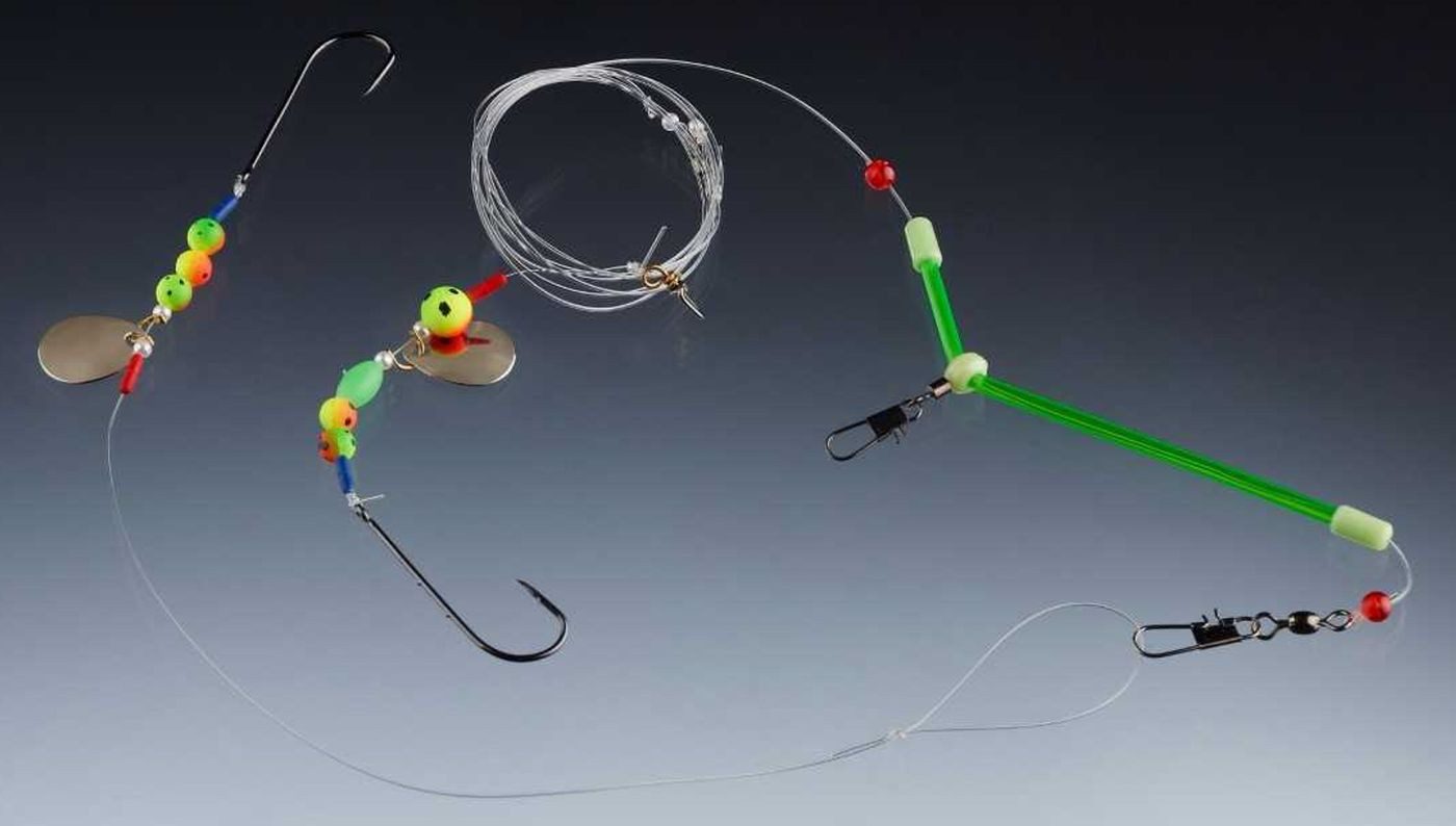 Balzer Vorfachschnur Balzer Brandungssystem 95cm 2 Haken Gr. 1 - Brandungsvorfach, (1-St)