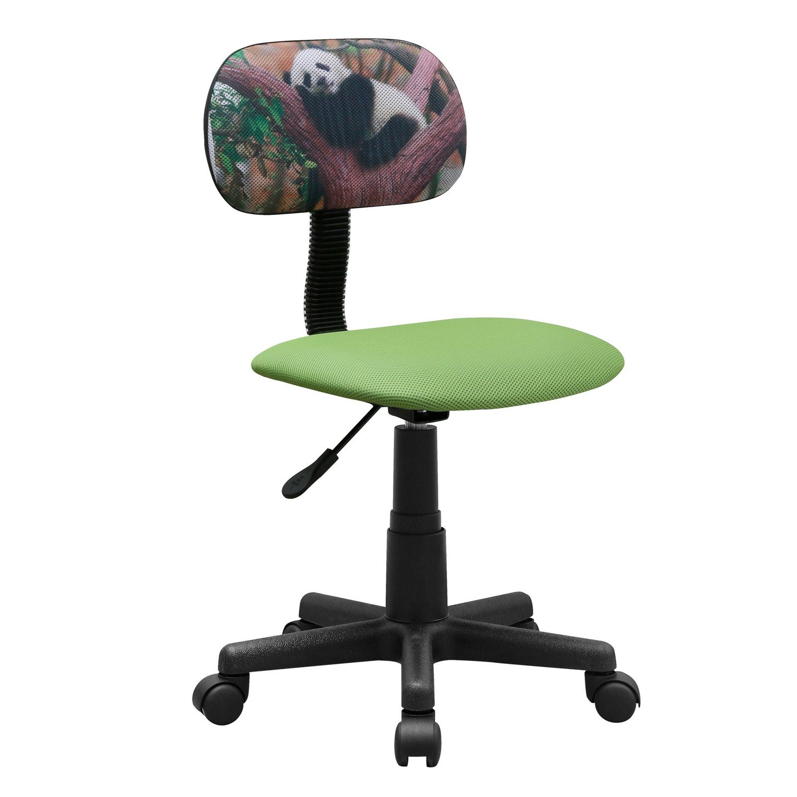 (1 Motivdruck mit Schreibtischstuhl Drehstuhl Toto HTI-Line Pandabär Kinderdrehstuhl St),