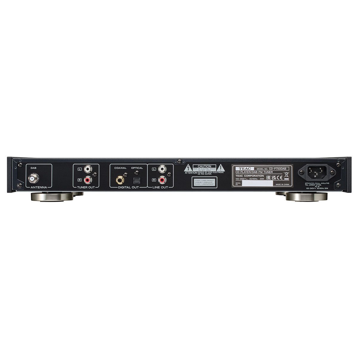 TEAC CD-P750DAB CD Player with DAB+/FM Radio Digitalradio (DAB) – Bild 2 von 2