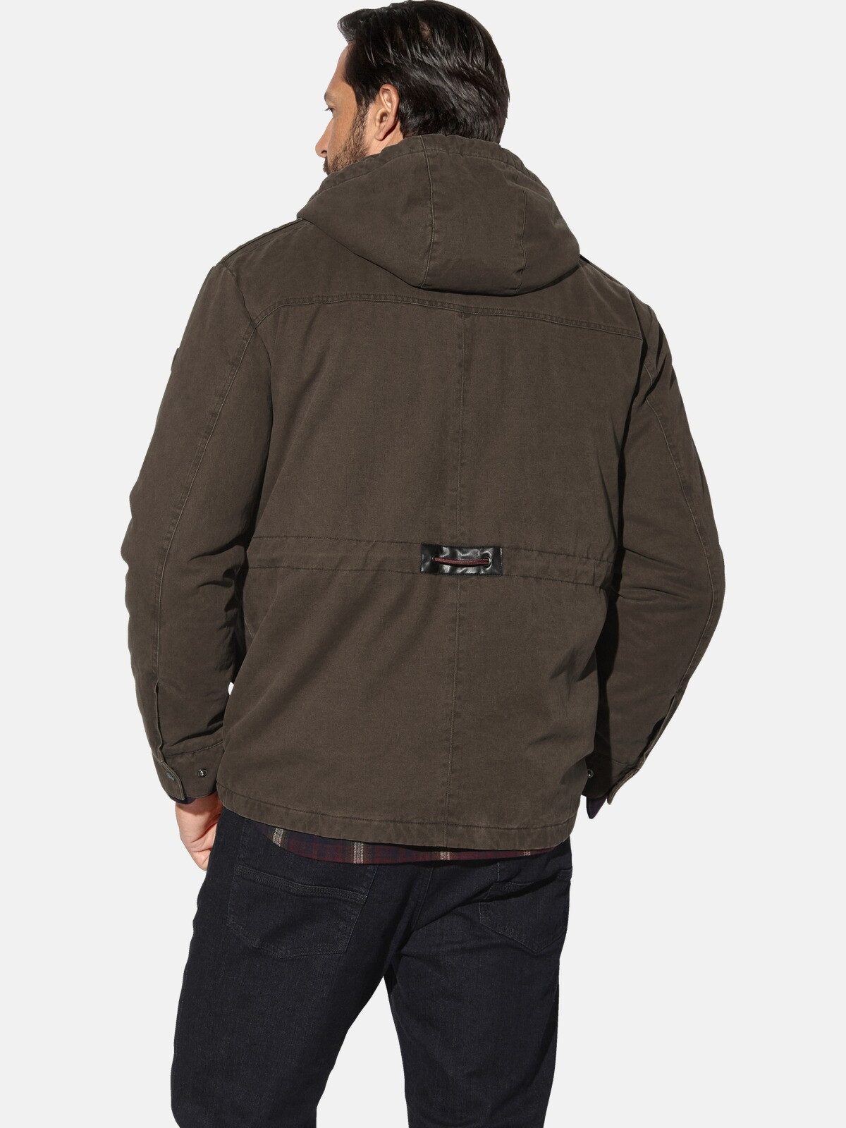 Jan Vanderstorm Outdoorjacke FINNGREN mit Kordelzugkapuze