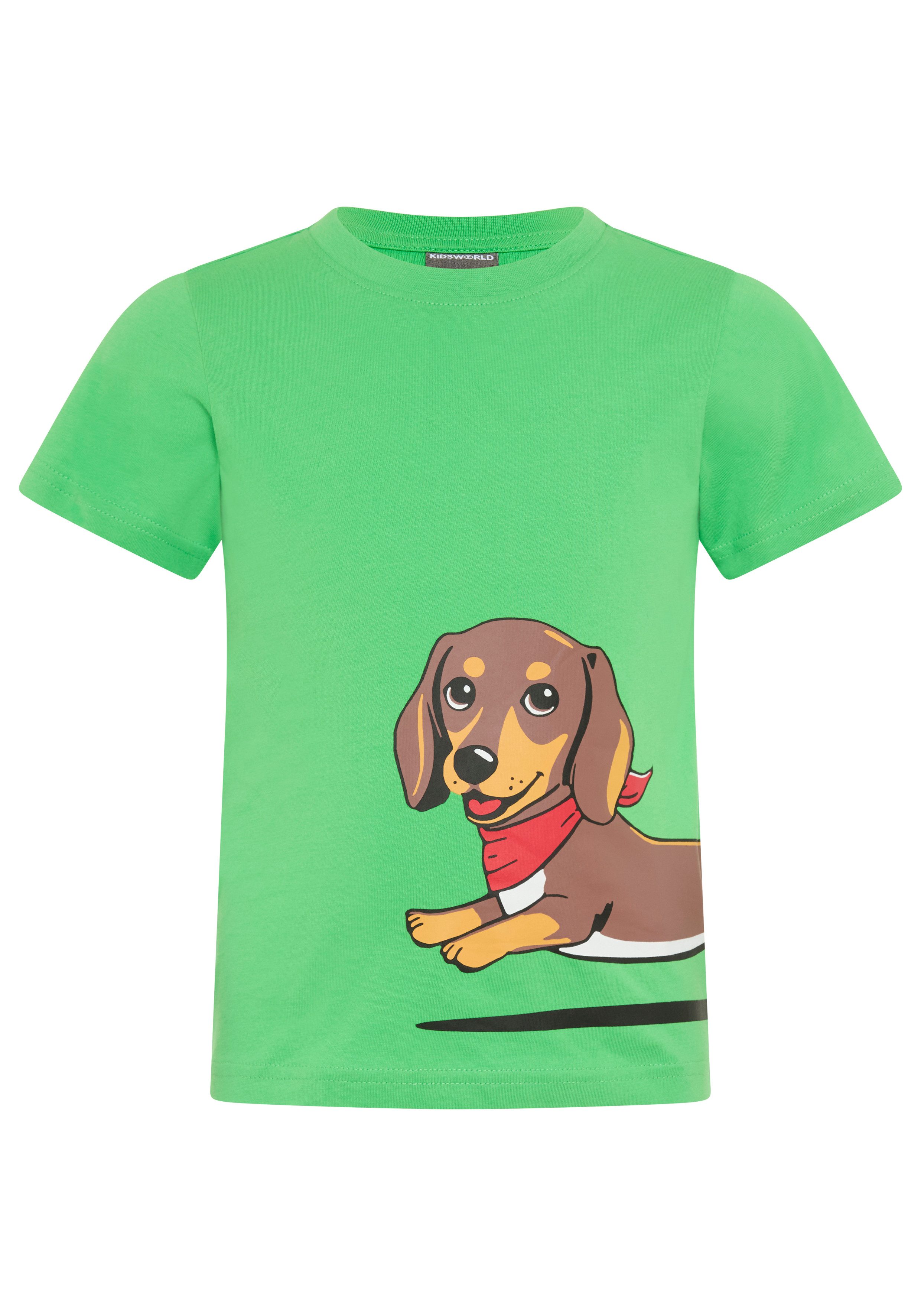 T-Shirt Shirt mit rundum Dackel-Print