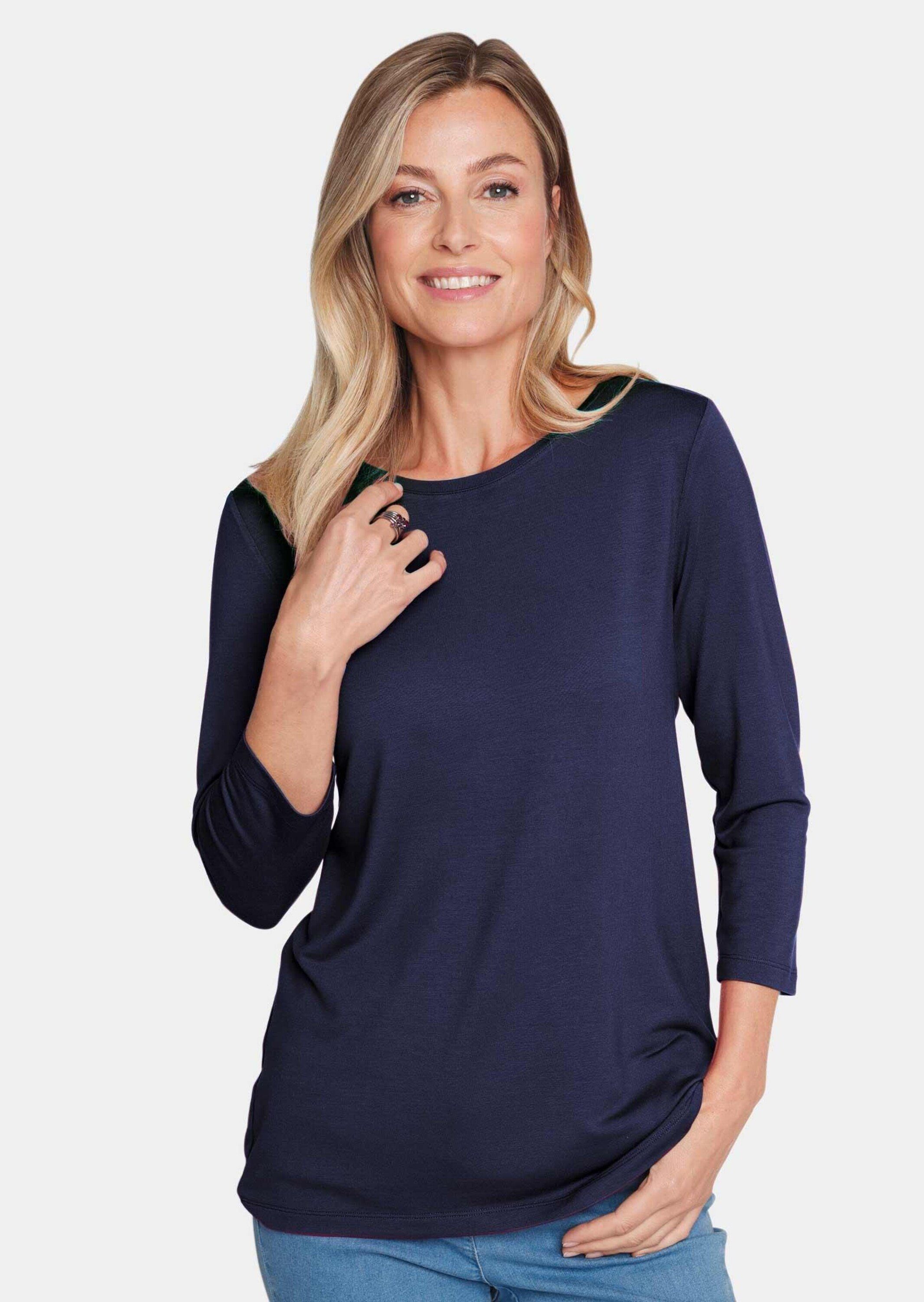 3/4-Arm-Shirt Kurzgröße: Kombifreundliches Shirt mit ¾ Arm