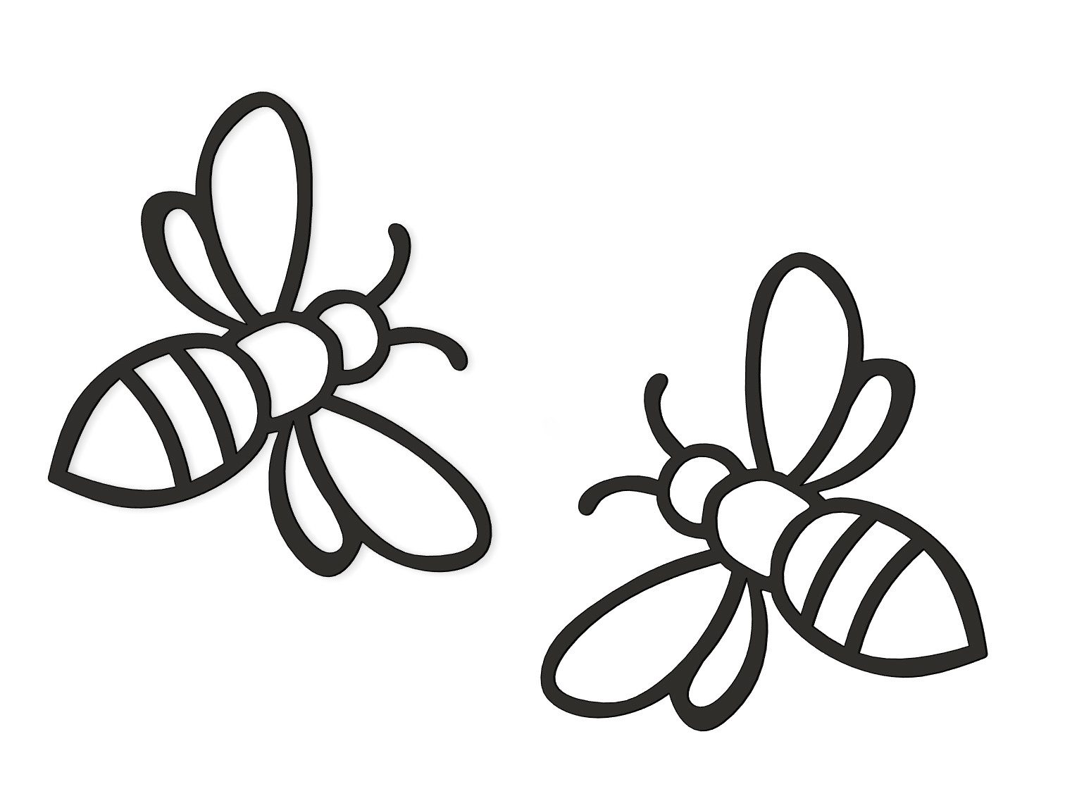 kikuo Fensterdekoration Natur Fensterdeko Vögel, Bienen, Schmetterlinge 2er Set
