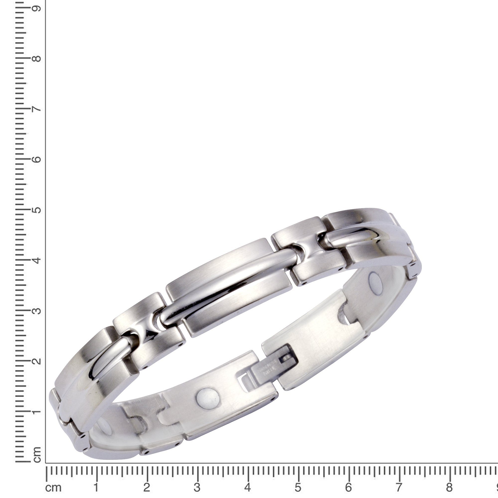 Zeeme Armband Edelstahl glanz matt 19cm lang günstig online kaufen