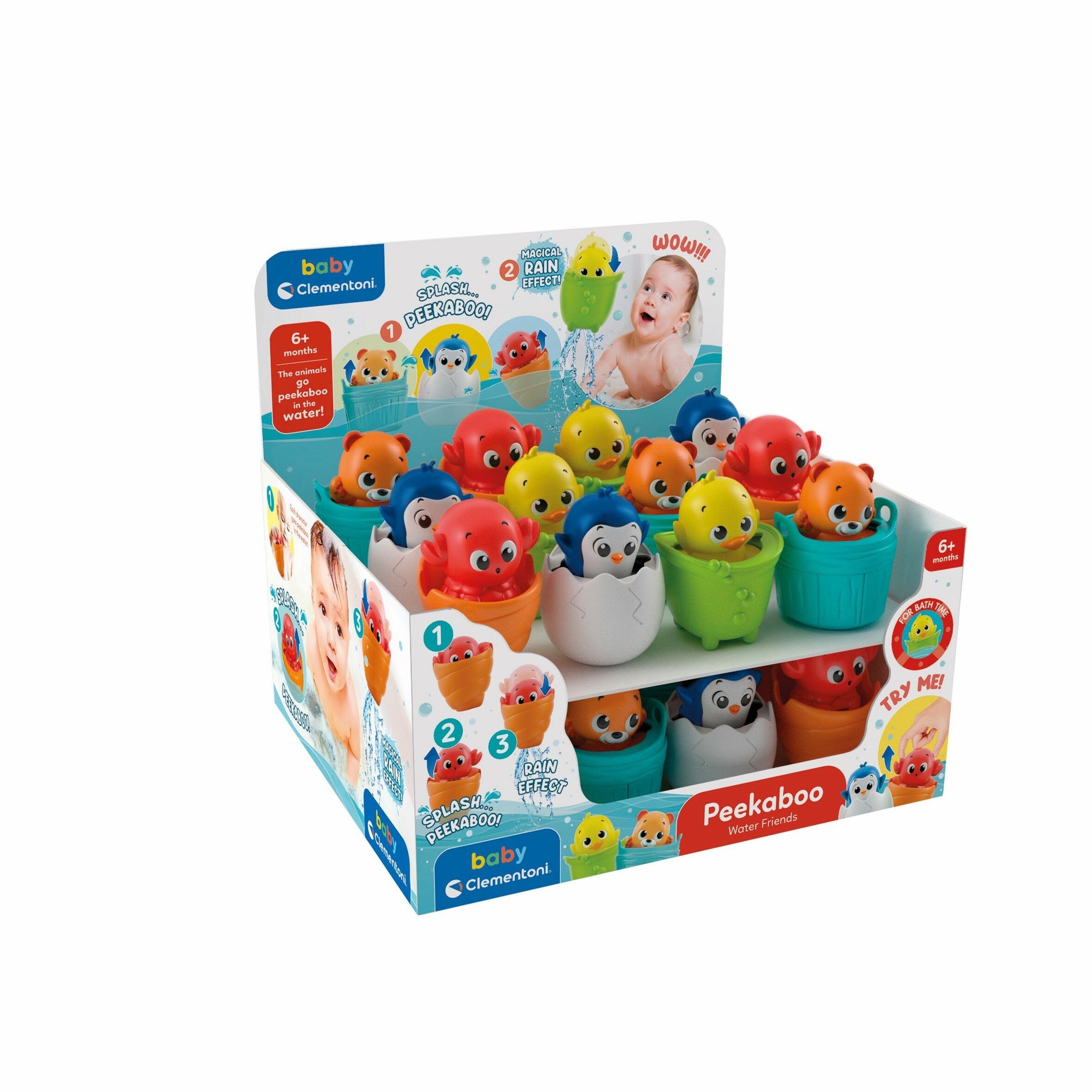 Clementoni® Badespielzeug Clementoni 17655 Bad-Spielzeug/-Aufkleber Badetier