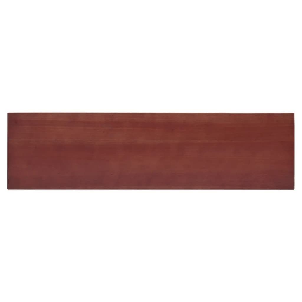 110x30x75 furnicato Mahagoni Konsolentisch Braun Beistelltisch Massivholz cm