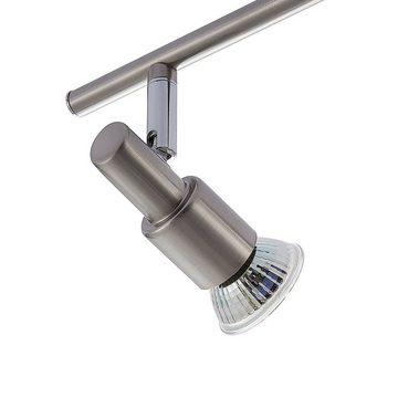 ELC European Lighting Circle Strahler Farida, Modern, Metall, Stahl, nickel, chrom, 6 flammig, GU10, Deckenleuchte