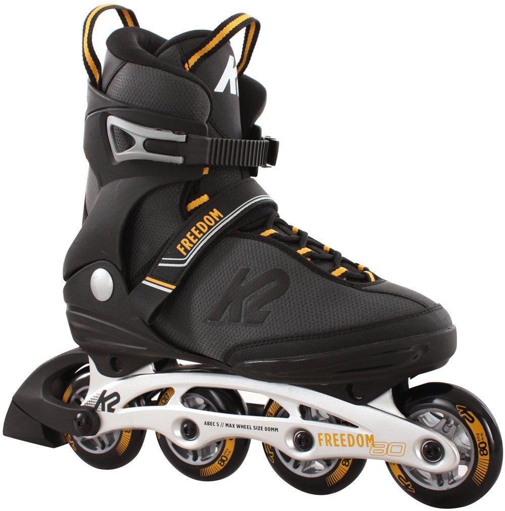 K2 Sports Europe Inlineskates »K2 FREEDOM Inline Skate 2021 grey/yellow«  online kaufen | OTTO