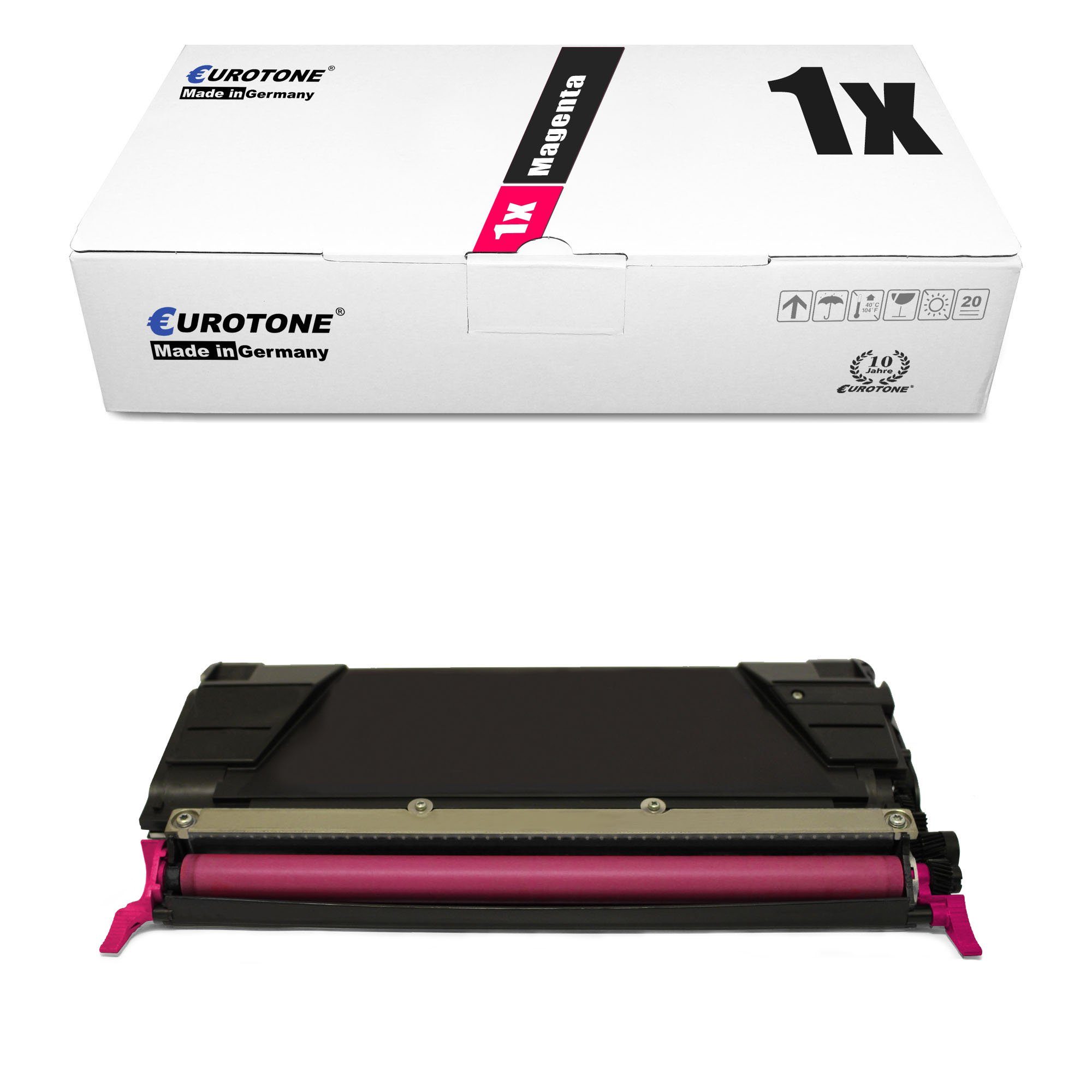 Magenta Lexmark Toner Eurotone ersetzt 00C5222MS Tonerkartusche