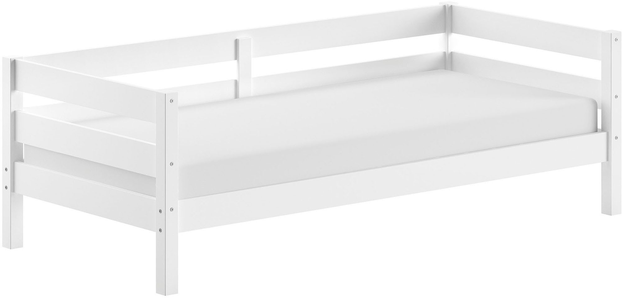 Vipack Daybett Margrit, mit zeitlosem Design universell einsetzbar, stabiles Massivholzbett, wahlweise in 2 Farben erhältlich