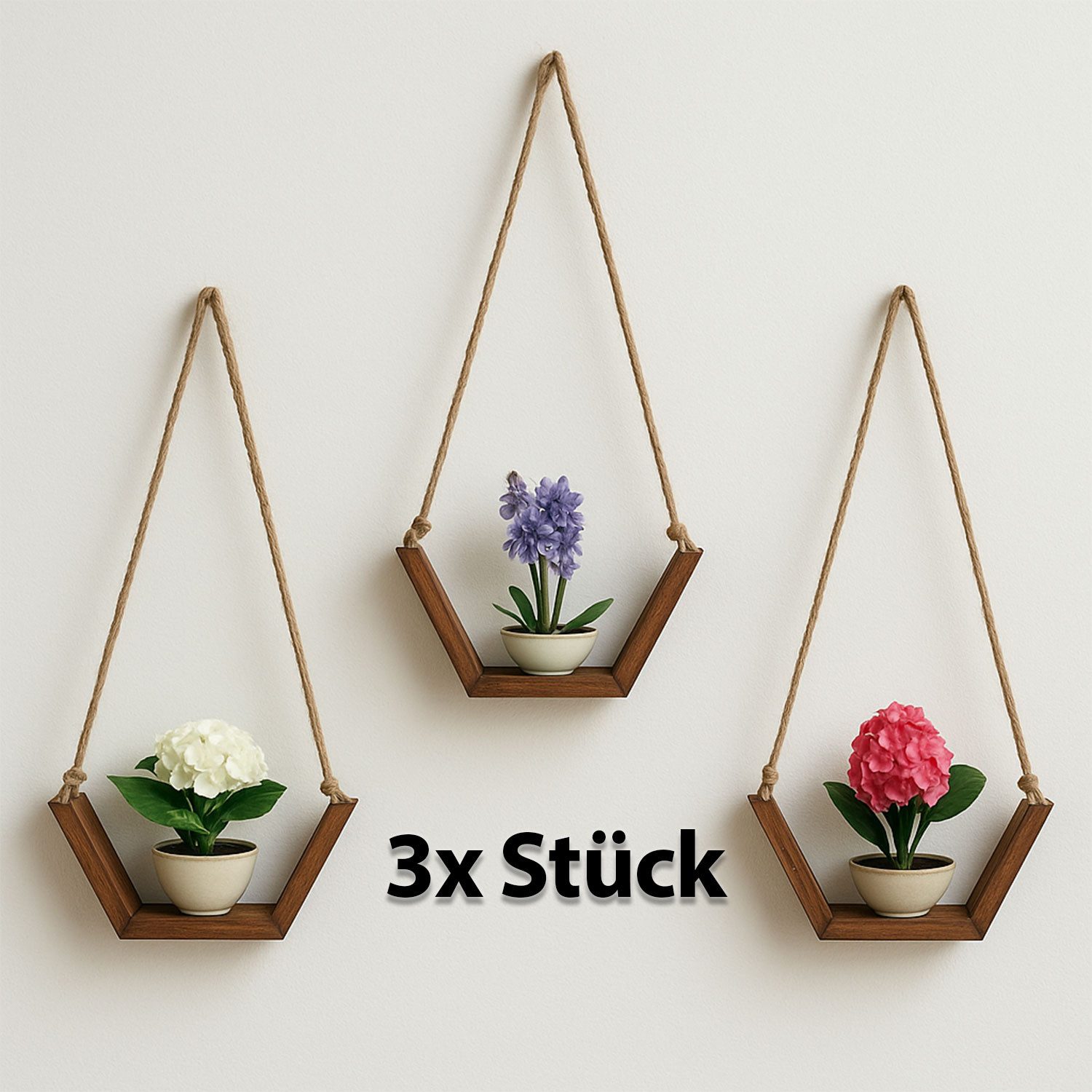 Jungengel Wandregal 3er Set Hängeregal Holz günstig online kaufen
