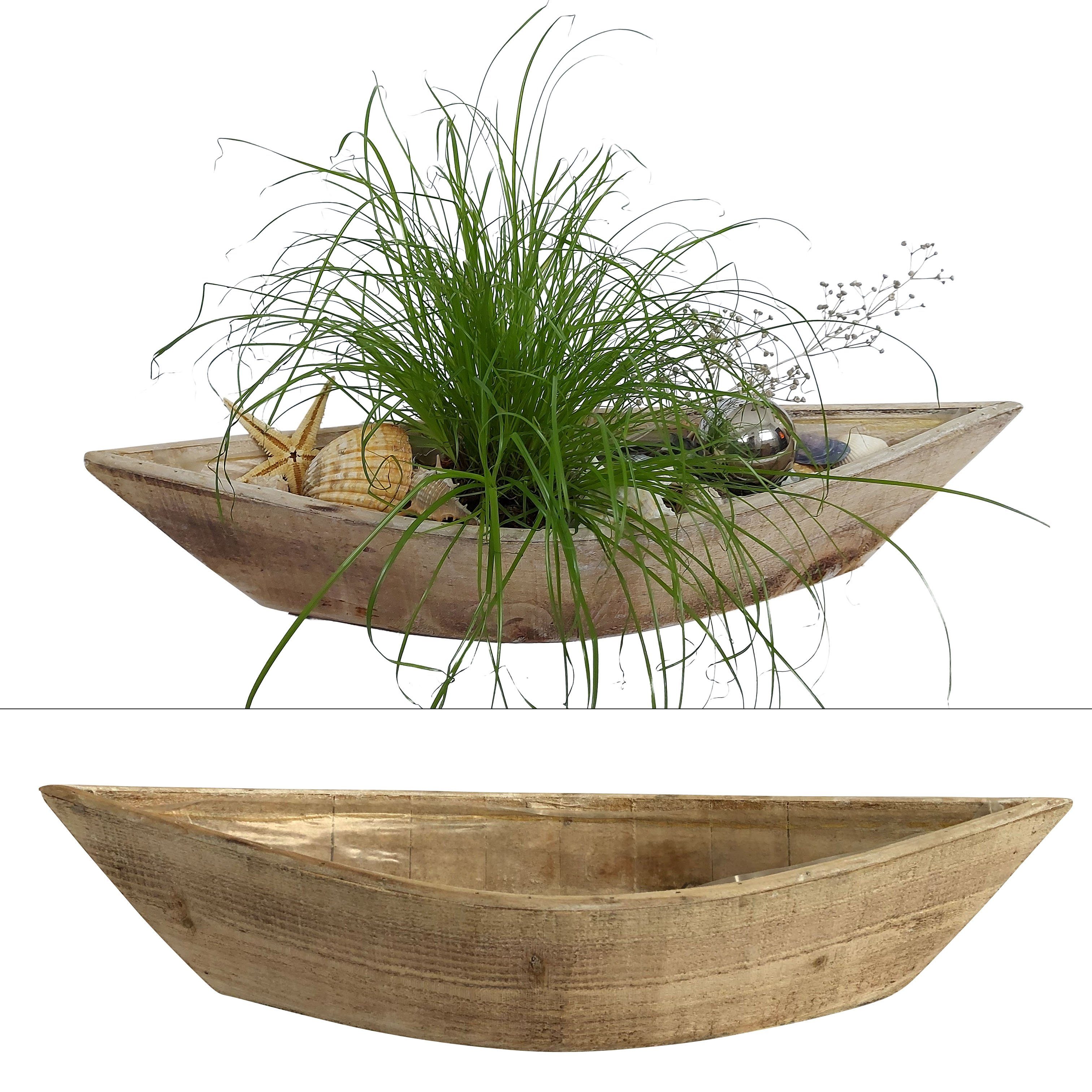 Online-Fuchs Blumentopf 2er Set Boote aus Holz Töpfe Pflanzkübel Blumenkast günstig online kaufen