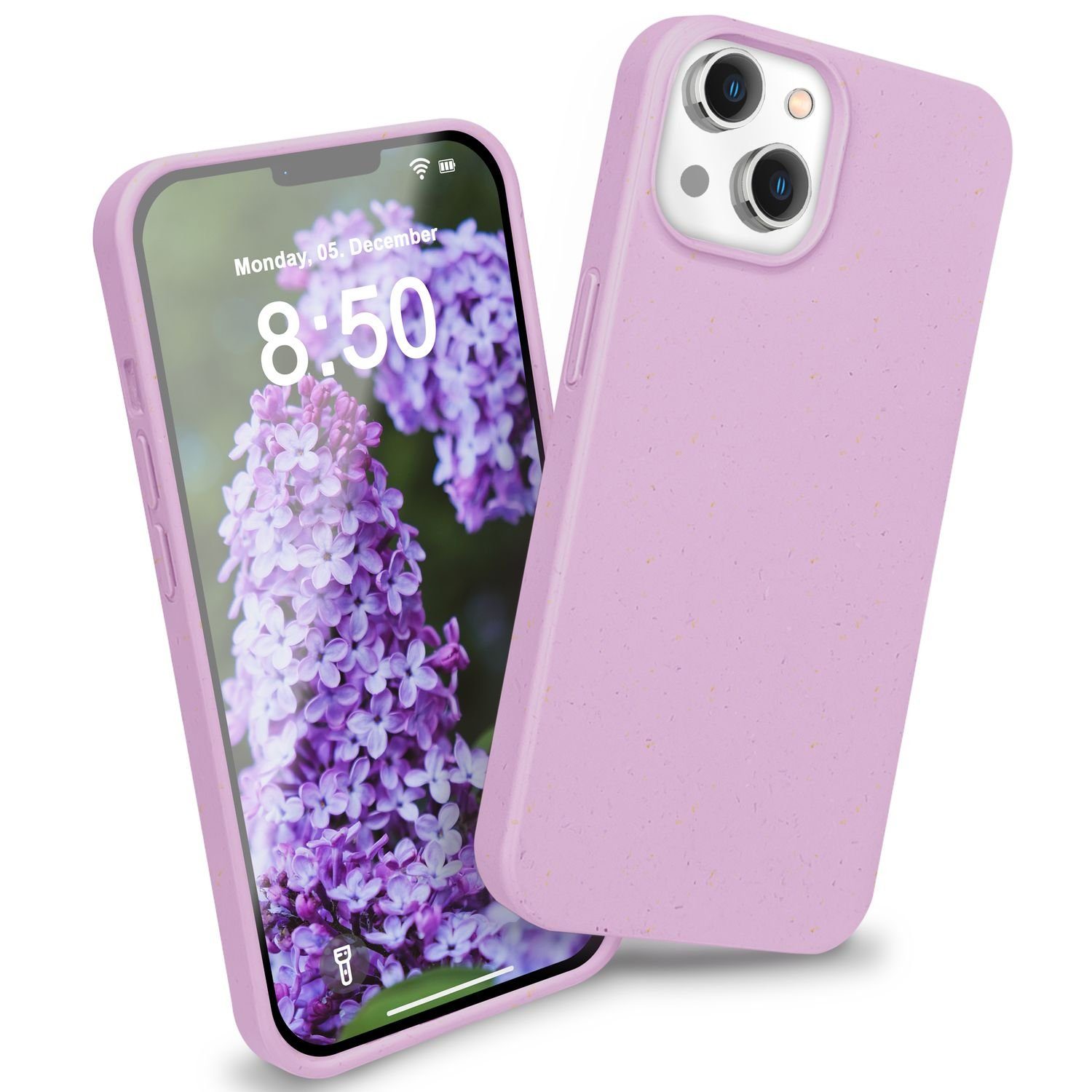 Nalia Smartphone-Hülle Apple iPhone 14 15,5 cm (6,1 Zoll), Nachhaltige Bio Hülle / Ökologisch / Umweltfreundlich / ohne Plastik