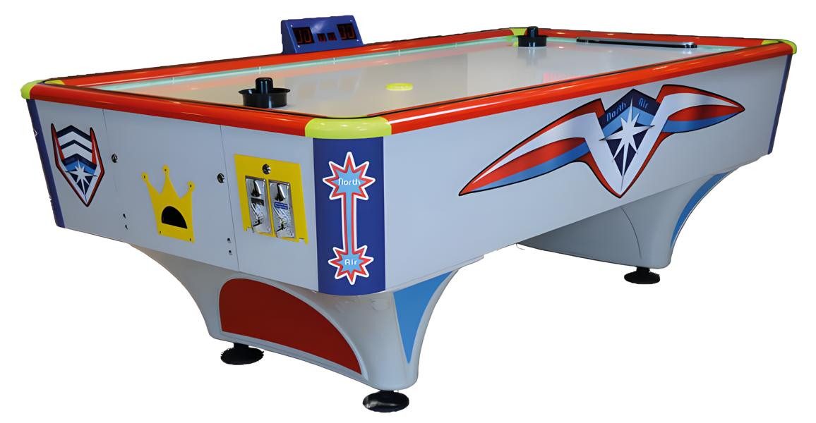 Xlmoebel Gamingtisch Airhockey Tisch mit glatter Spielfläche und leistungsstarker Lüftung (Gamingtisch), Hergestellt in Europa