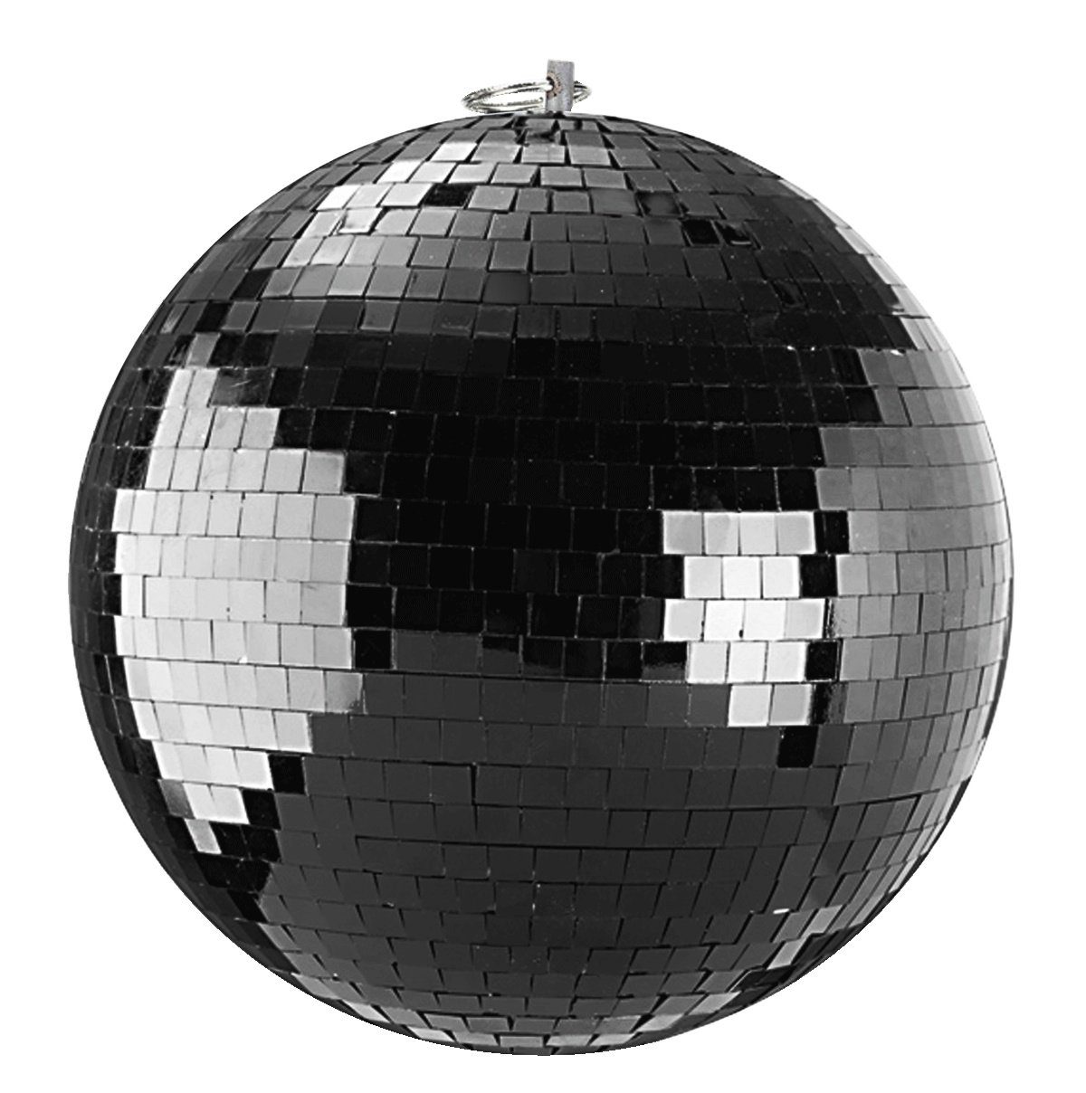 7even Discolicht Spiegelkugel 20cm schwarz // Discokugel - Mirrorball 20cm black