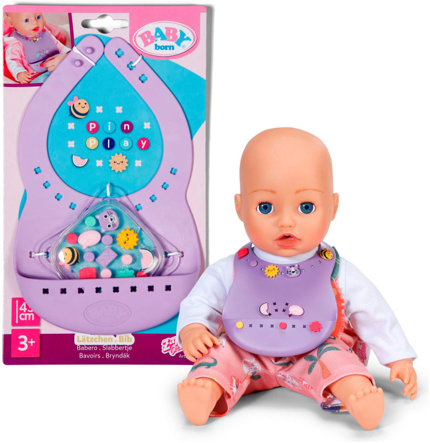 Baby Born Puppen Accessoires-Set Pinplay Lätzchen günstig online kaufen