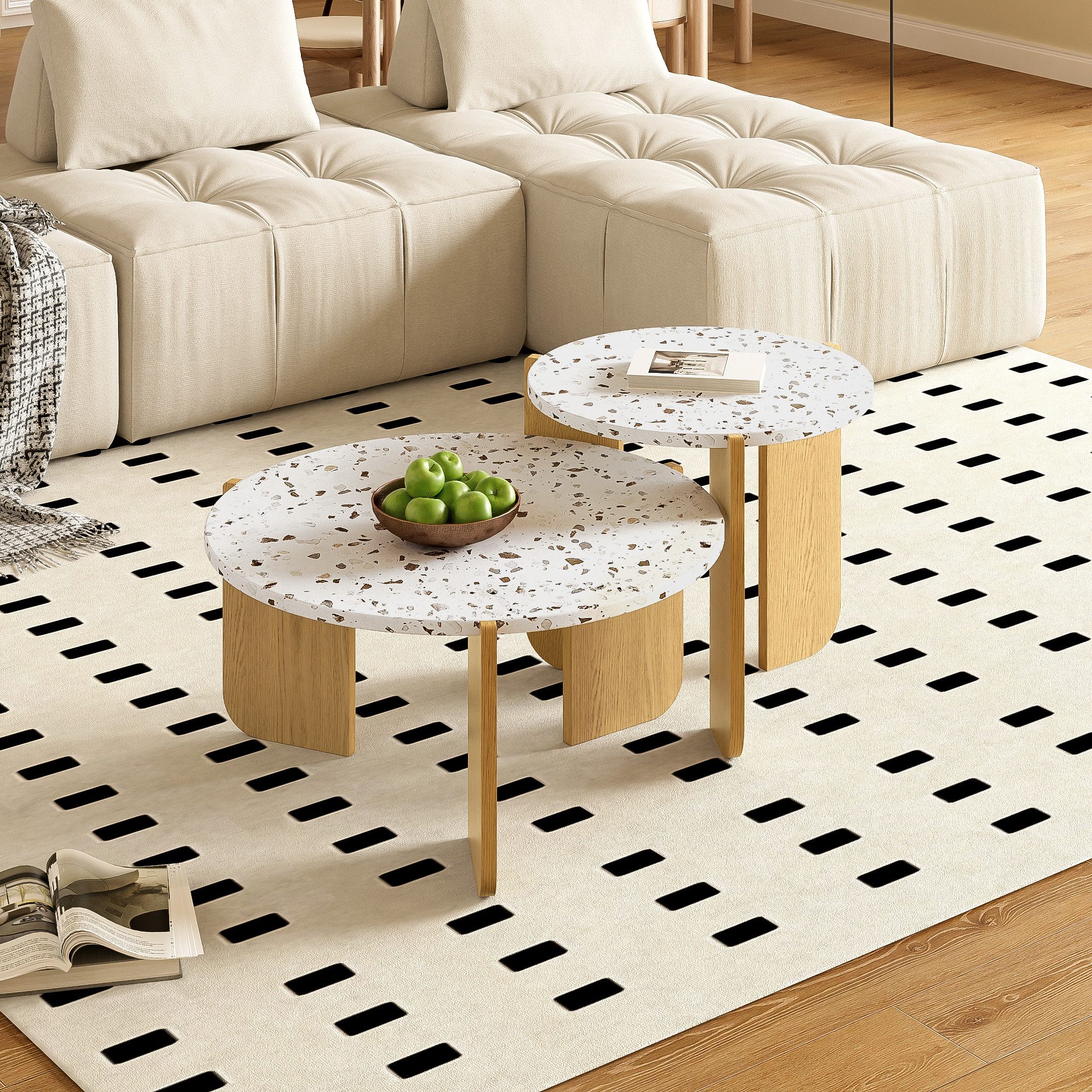 Fine Life Pro Couchtisch Moderner zusammensetzbarer Couchtisch