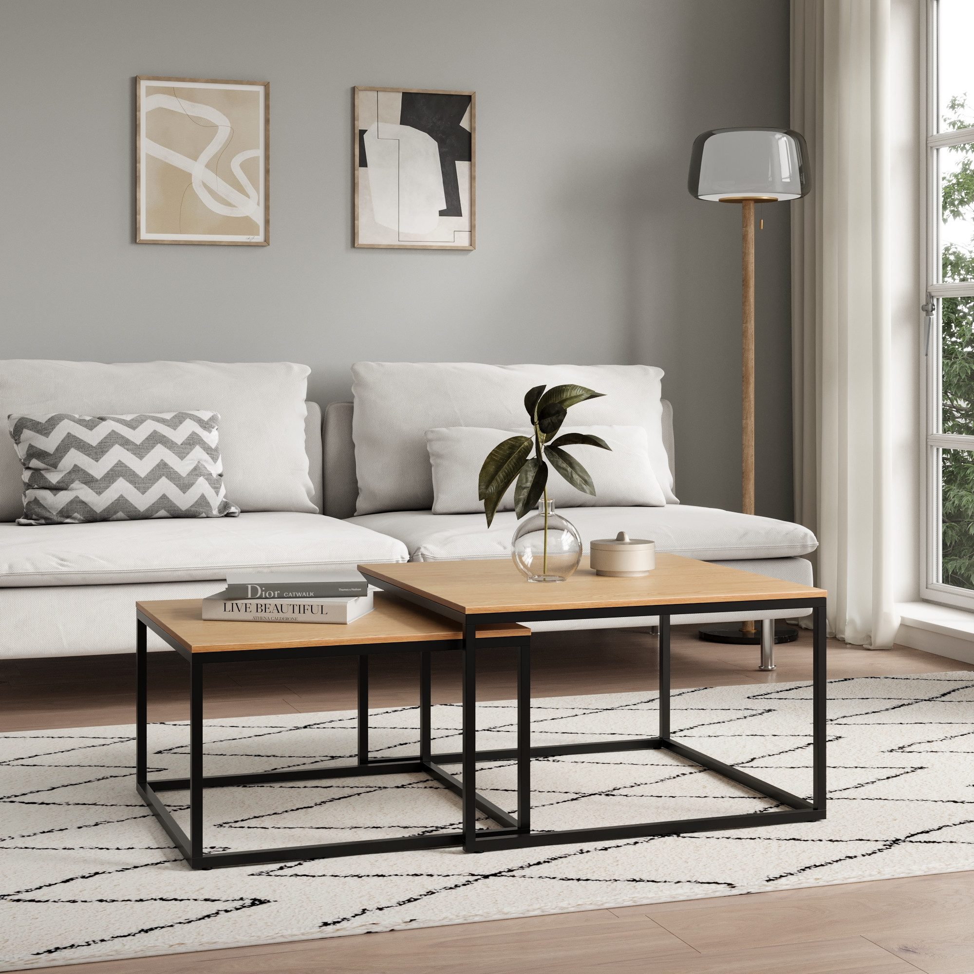 Home Collective Couchtisch 2er Set aus günstig online kaufen