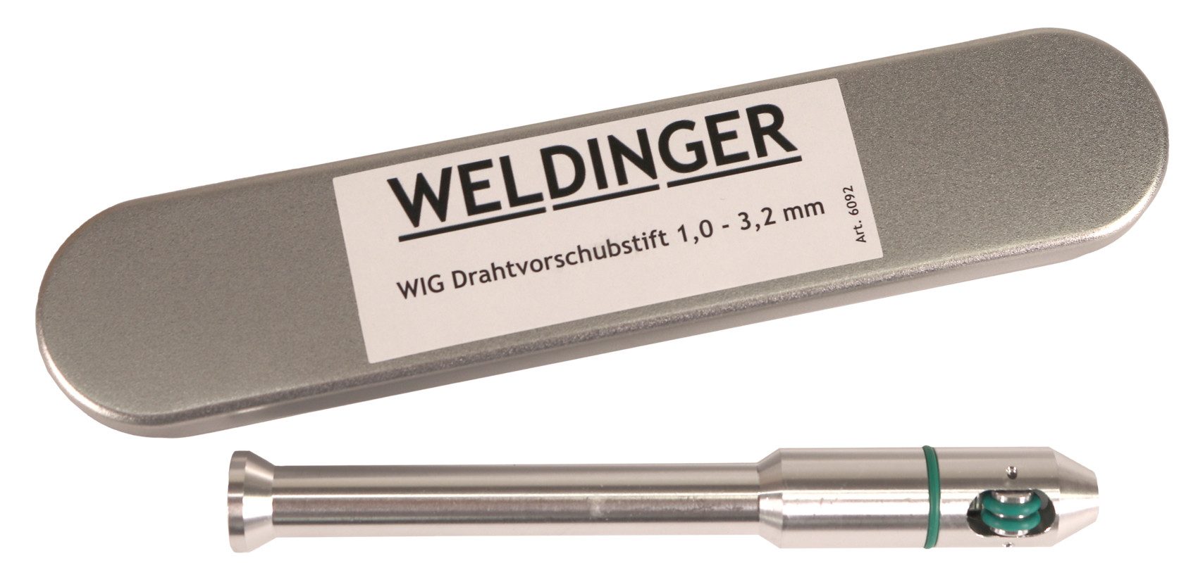 WELDINGER Draht Drahtvorschubstift für WIG-Schweißstäbe 1,0-3,2 mm handlich rutschfest, (Set), handliche Stiftform
