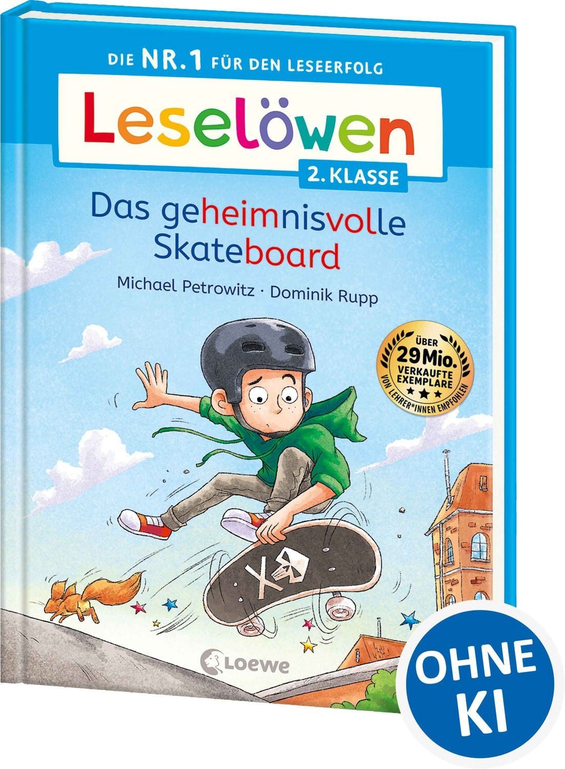 Leselöwen 2. Klasse - Das geheimnisvolle Skateboard / Michael Petrowitz