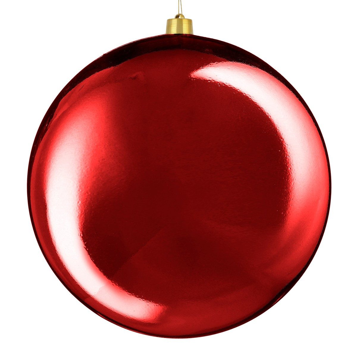 edelman Weihnachtsbaumkugel Weihnachtskugel glänzend rot Ø50cm