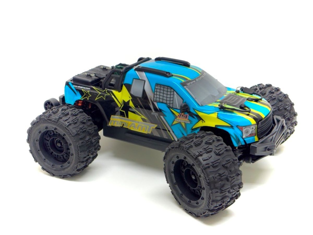 Absima RC-Auto 1:16 Brushless 3S High-Speed Truck MINI AMT Allrad (Set, inkl. 2.4 GHz Fernsteuerung, 3S Fahrakku und USB Ladekabel), 100% Elektrisch