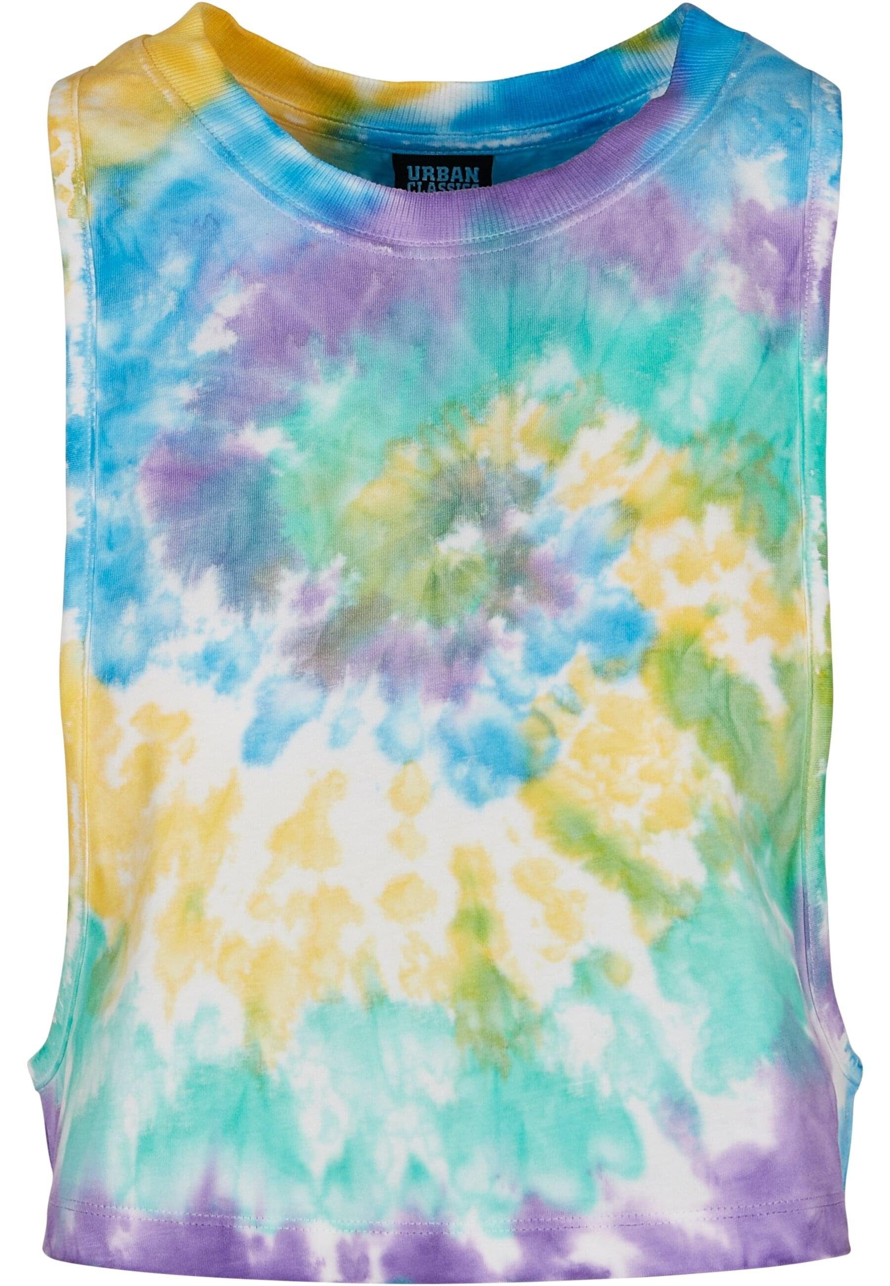 URBAN CLASSICS Muskelshirt Damen Ladies Top Short Tie Dye Loose Tank (1-tlg)