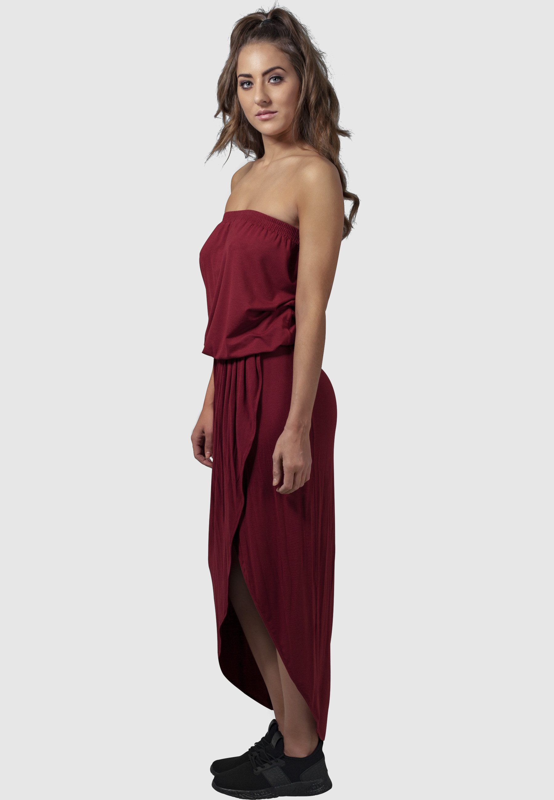 URBAN CLASSICS Shirtkleid Urban Classics Damen Ladies Viscose Bandeau Dress (1-tlg)
