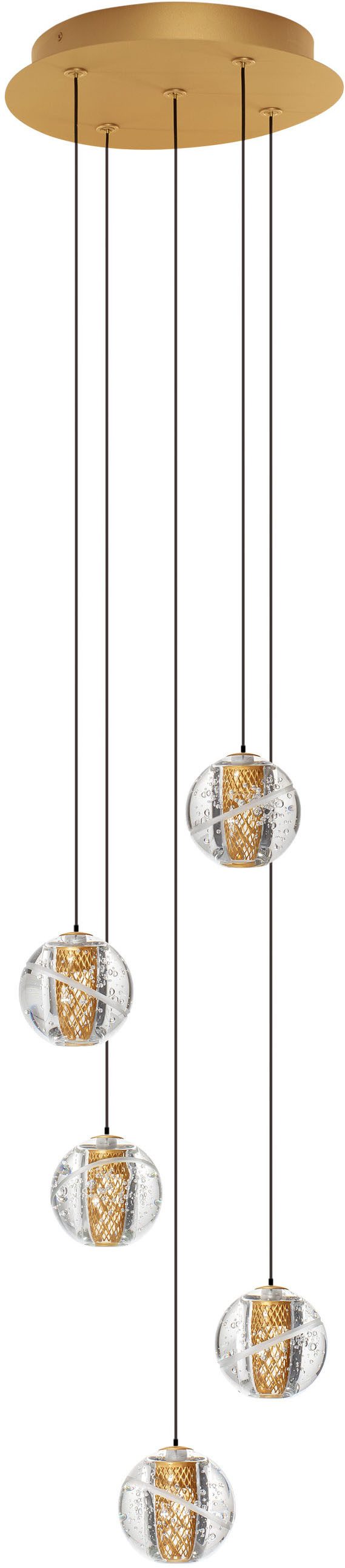 Nova Luce Pendelleuchte LICIO, Warmweiß