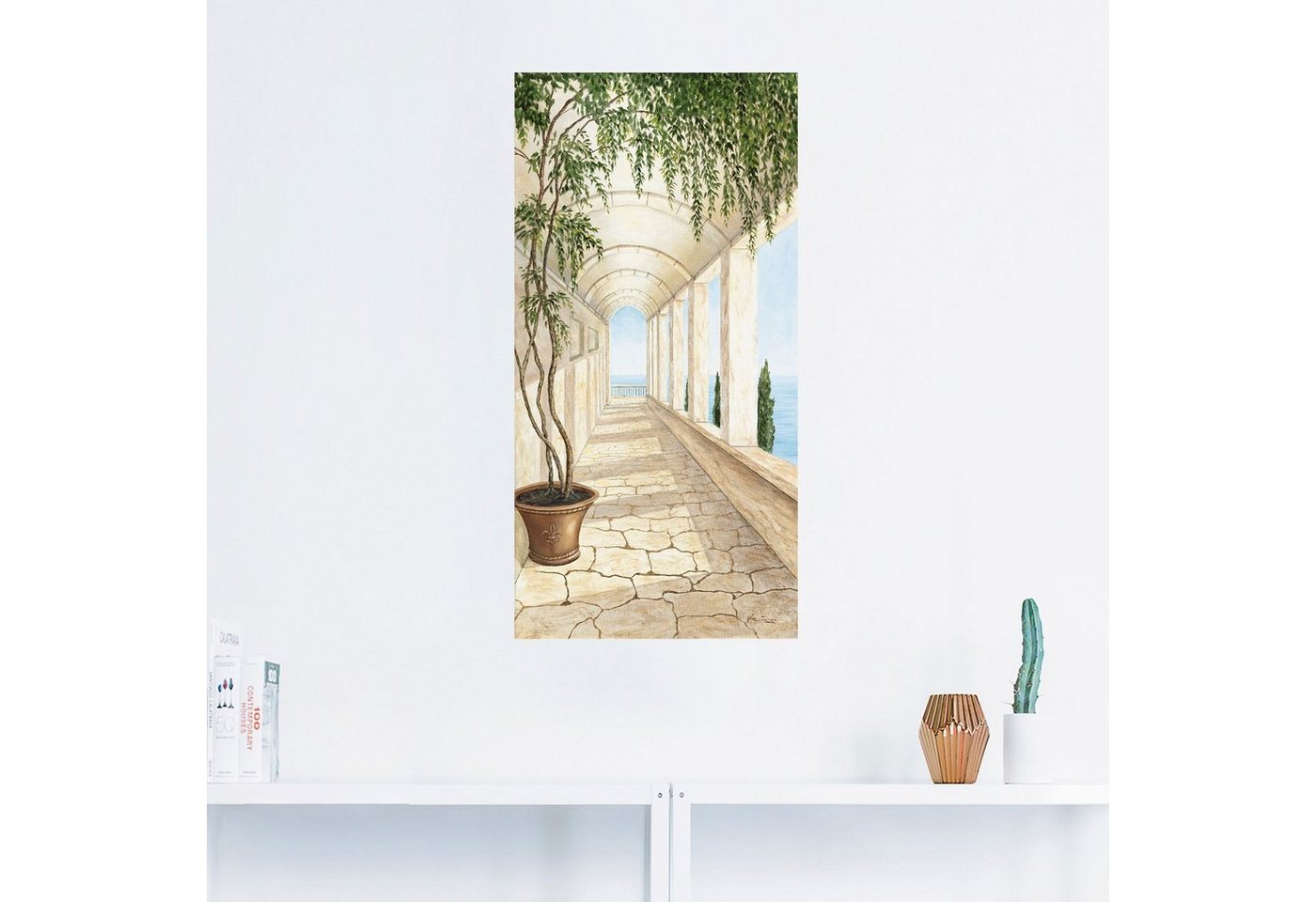Artland Wandbild »Capri«, Gebäude (1 Stück), in vielen Größen & Produktarten - Alubild / Outdoorbild für den Außenbereich, Leinwandbild, Poster, Wandaufkleber / Wandtattoo auch für Badezimmer geeignet-HomeTrends