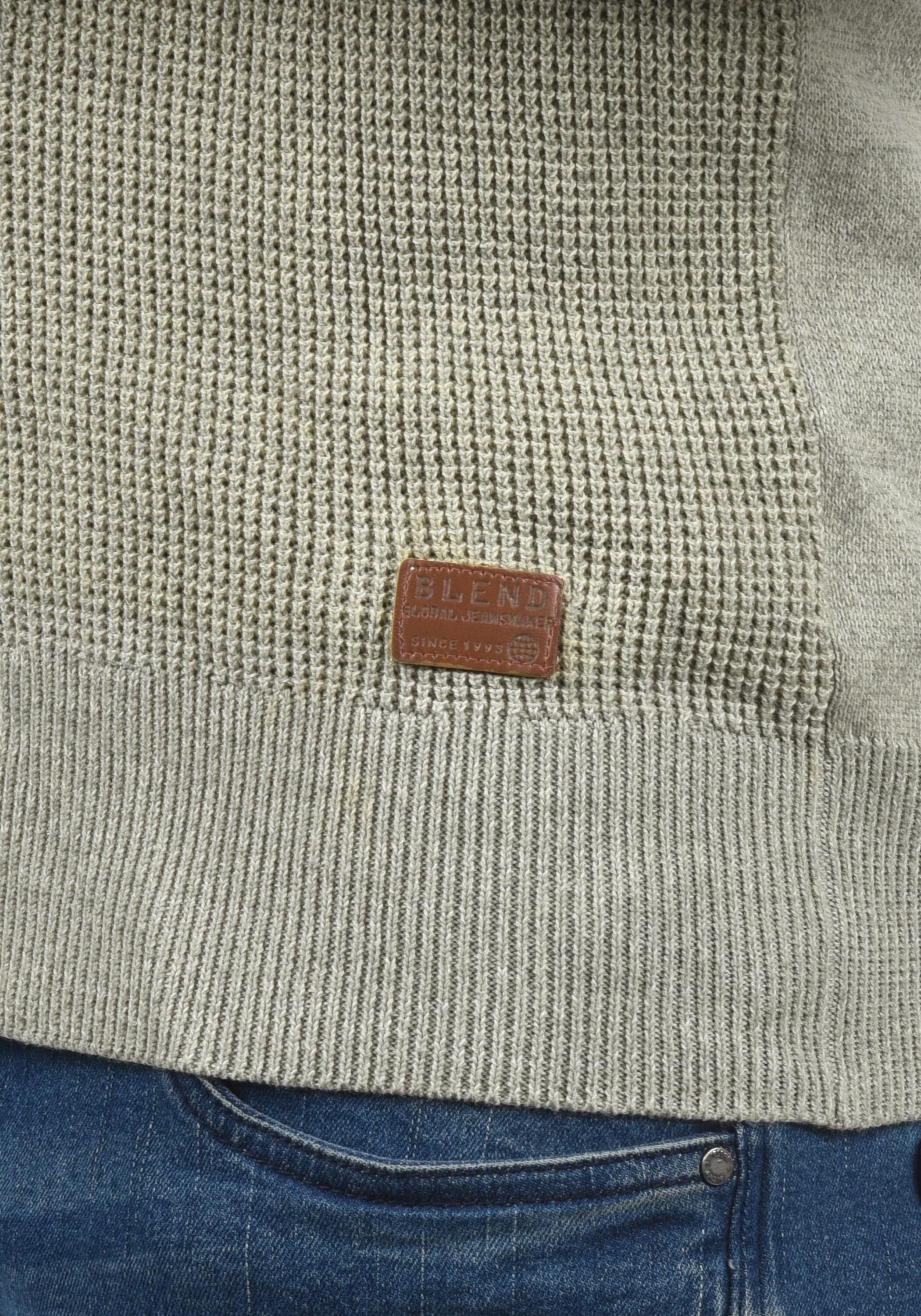 Blend Troyer BHGrandolf Grobstrick-Troyer mit Stehkragen