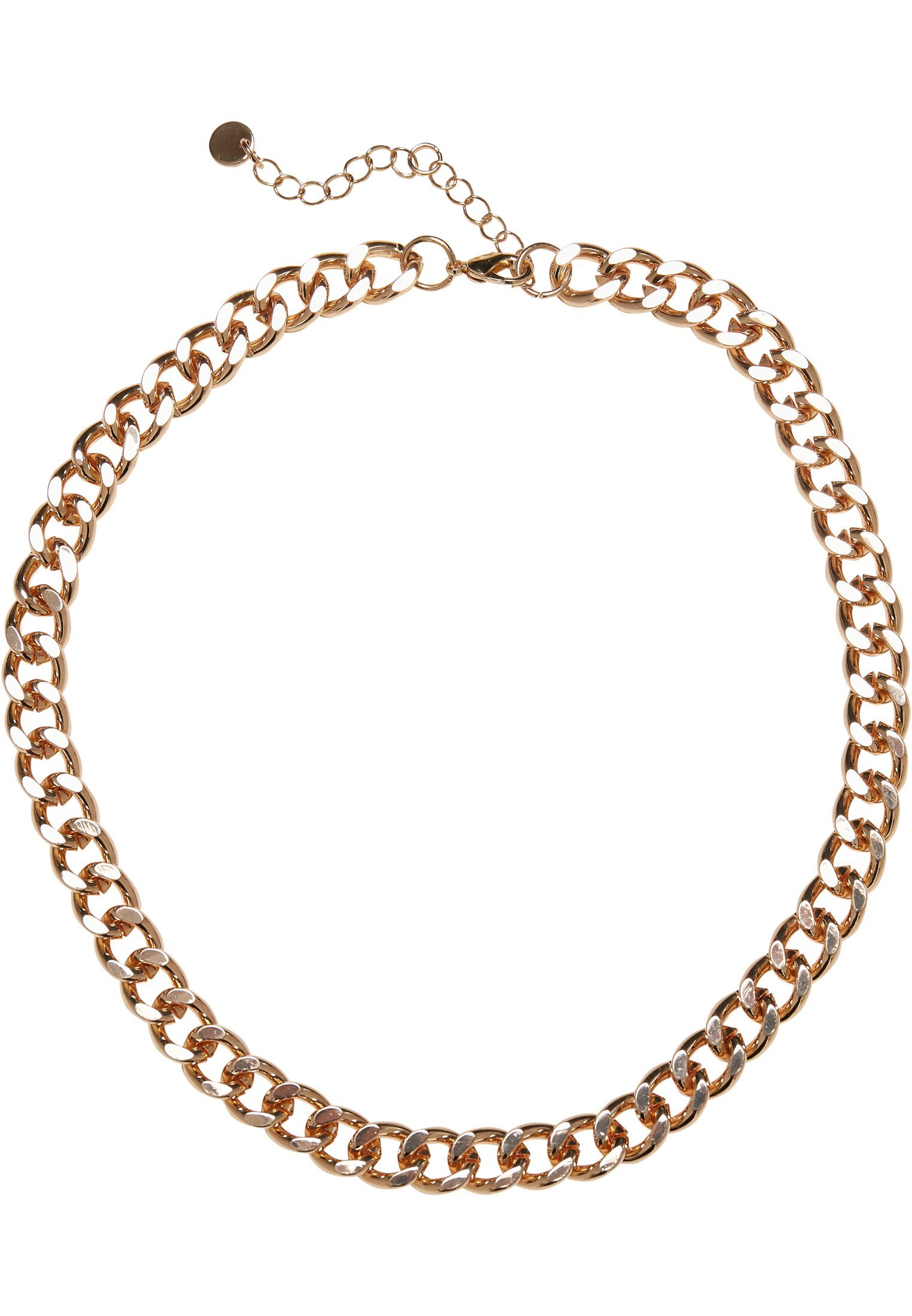 URBAN CLASSICS Edelstahlkette Accessoires Big Saturn Basic Necklace gold