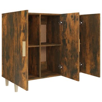 vidaXL Sideboard Sideboard Räuchereiche 90x34x80 cm Holzwerkstoff (1 St)