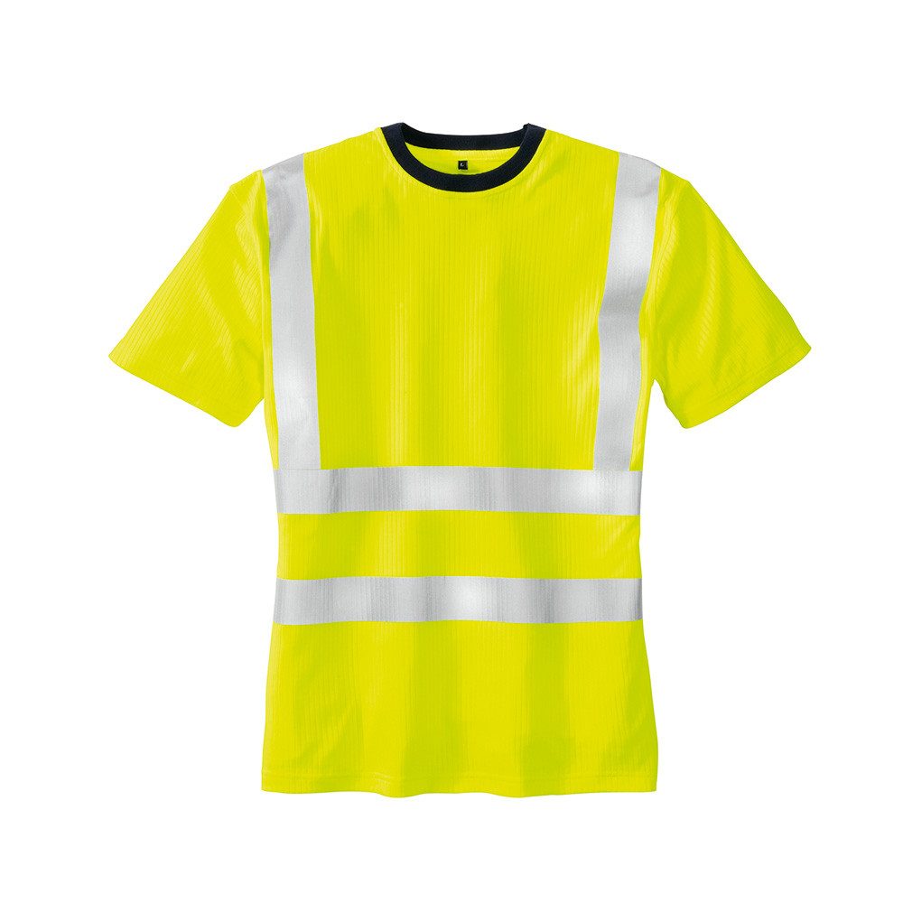 teXXor Warnschutz-Shirt Warnschutz T-Shirt "HOOGE" gelb