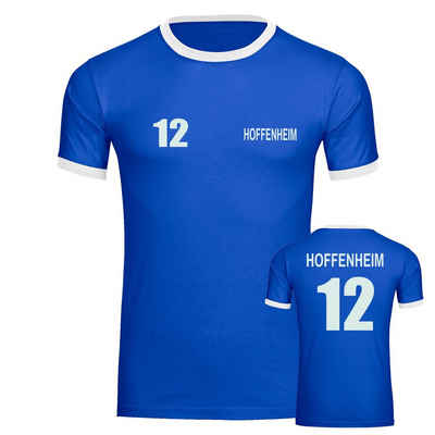 multifanshop T-Shirt Kontrast Hoffenheim - Trikot 12 - Männer