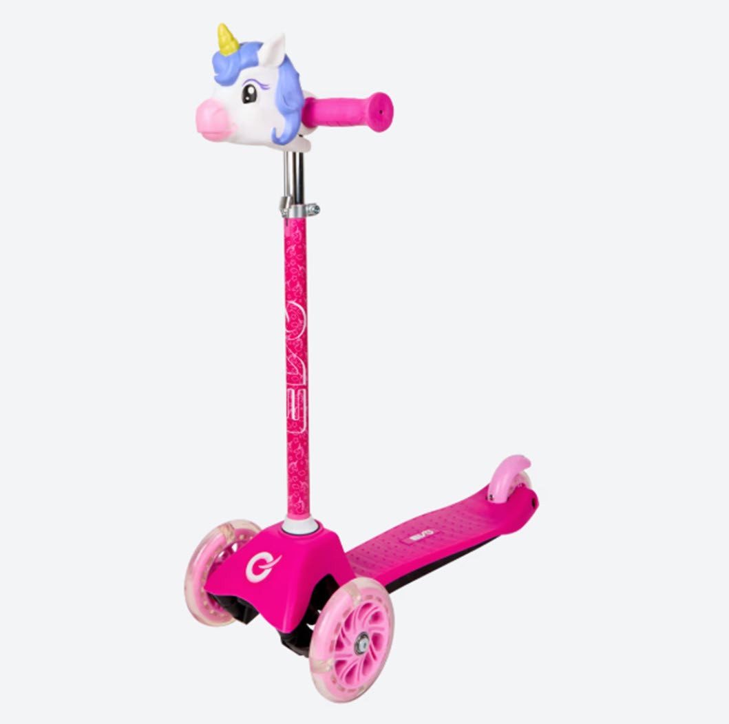 Spectrum Dreiradscooter Roller mit Leuchträdern Tretroller Scooter