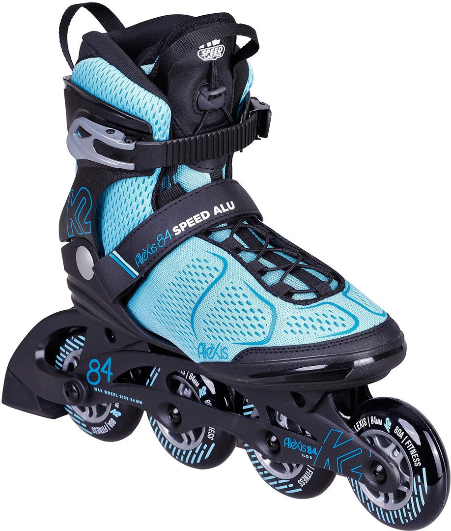 K2 Inlineskates K2 ALEXIS 84 SPEED ALU Inline Skate turquise/black