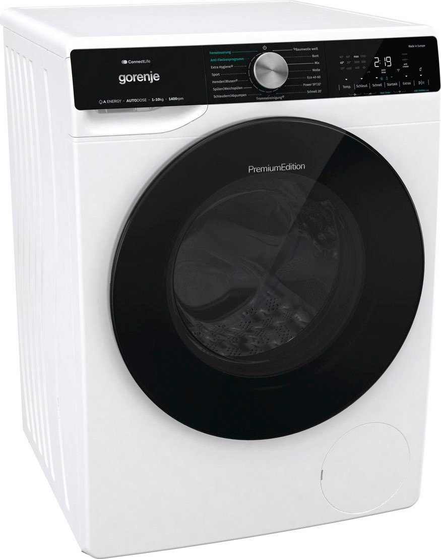 GORENJE Waschmaschine WNS 14 AAT3, 10 kg, 1400 U/min, AutoDosing System | Frontlader