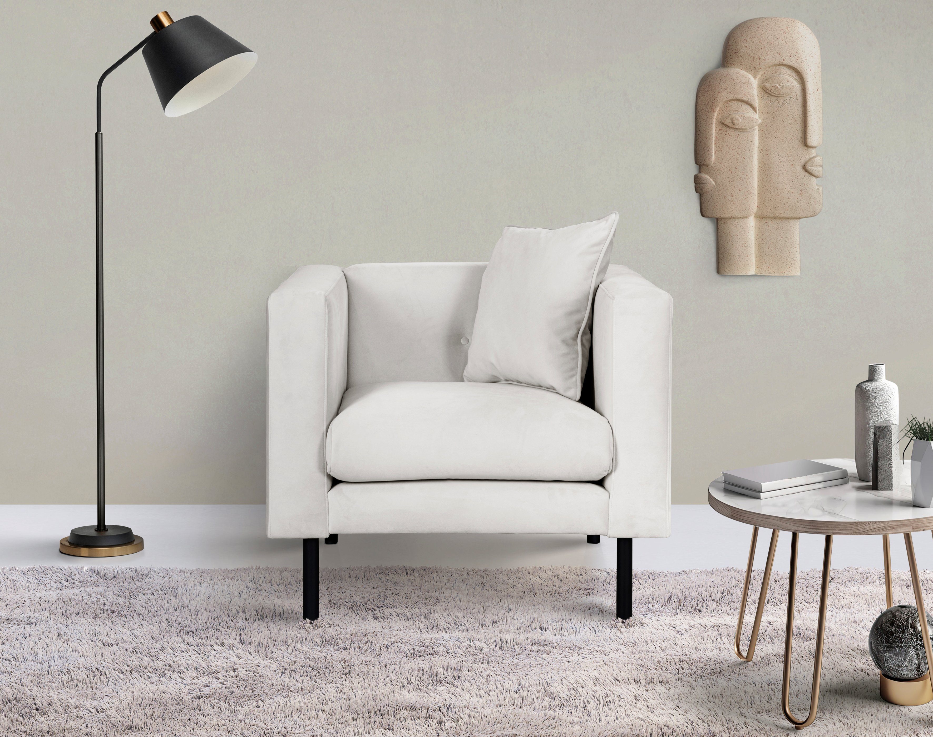 Home affaire Sessel Lillibeth Cocktailsessel, Loungesessel, günstig online kaufen