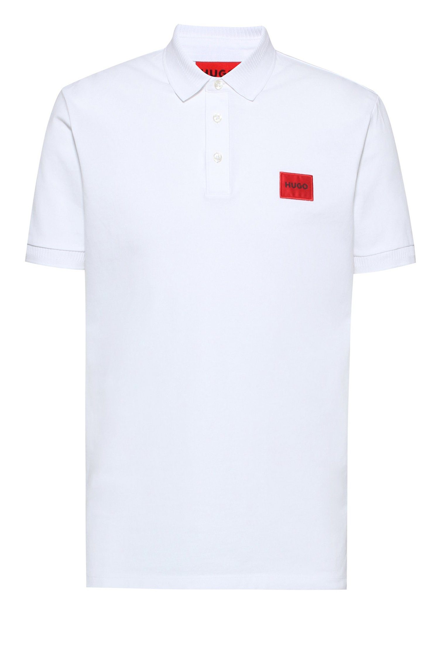 HUGO Poloshirt Dereso (1-tlg) Weiß (100) | Poloshirts