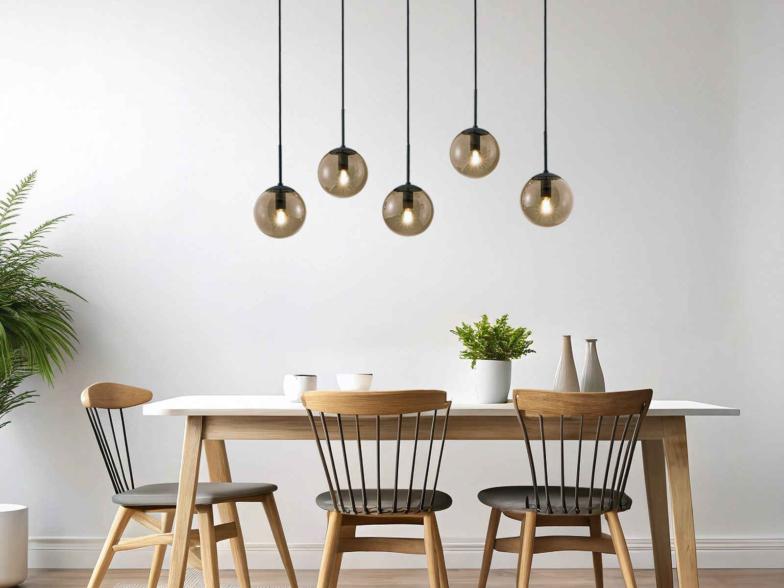 TRIO Leuchten LED Pendelleuchte, Dimmfunktion, LED wechselbar, Warmweiß, gr günstig online kaufen