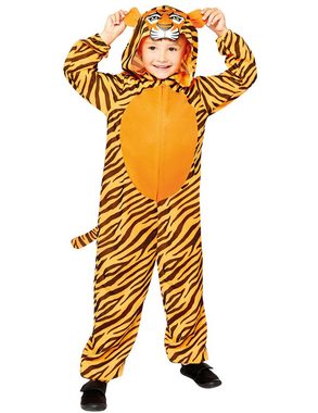Amscan Kostüm Tiger Kostüm für Kinder - Onesie, Overall Tierkos