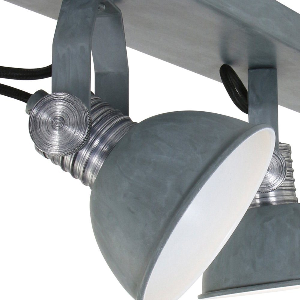 Beleuchtung LIGHTING Leuchtmittel Lampe Steinhauer LED inklusive, weiß LED Decken Zimmer Leuchte Wohn Deckenleuchte, grau Warmweiß,